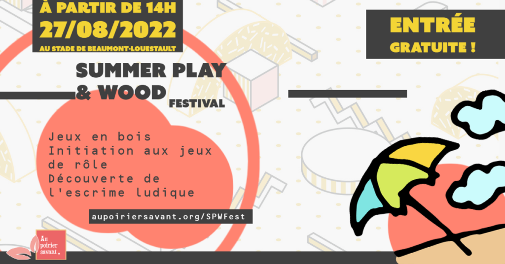 Affiche première édition festival jeu ludique SPWFest.